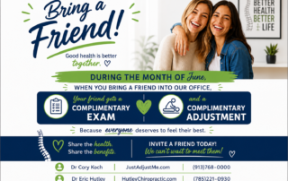 Bring a friend to the chiropractor!