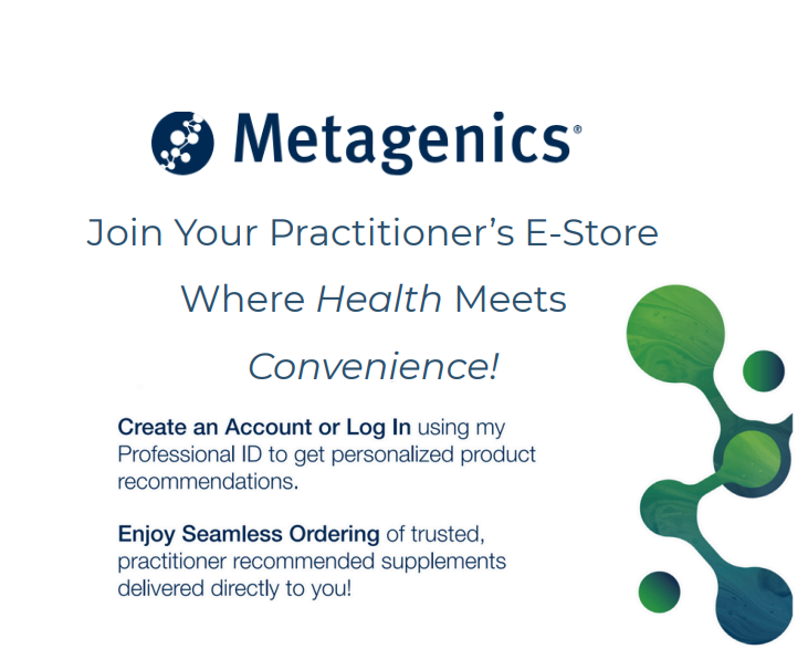 Metagenics estore